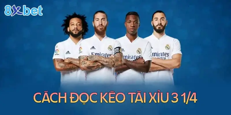 Cách đọc kèo tài xỉu 3 1/4 cho các tân thủ