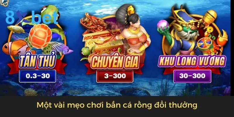 Game Bắn Cá Rồng Đổi Thưởng - Bắn Là Trúng Thưởng Lớn 4 Một vài mẹo chơi bắn cá rồng đổi thưởng 8xbet