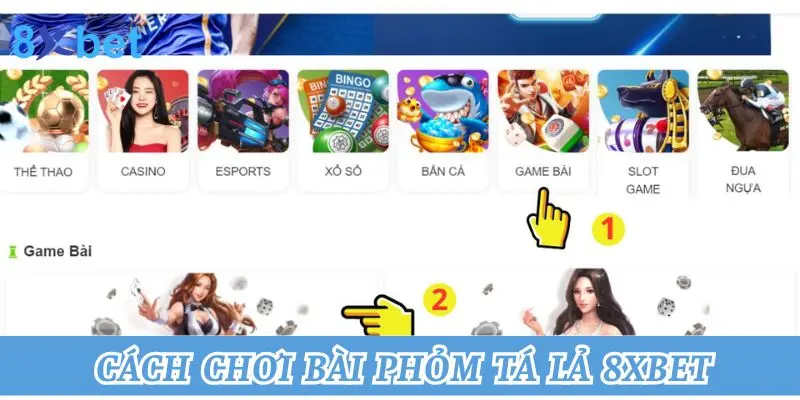 Cách Chơi Phỏm Tá Lả 8xbet Dễ Thắng Nhất Cho Tân Binh 3 Hướng dẫn cách chơi bài phỏm tá lả 8Xbet